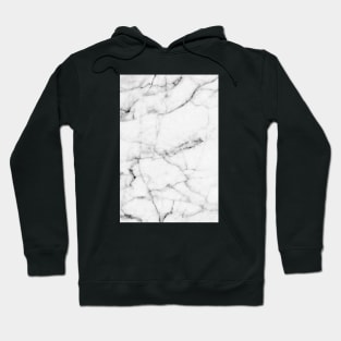 Pure White Marble Hoodie